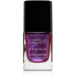 Gabriella Salvete Longlasting Enamel vernis à ongles effet holographique teinte 11 Juicy Plum 11 ml