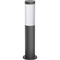 LED Philips Utrecht Sockelleuchte, max, 60W, IP44, ohne Leuchtmittel, anthrazit 8719514417533 Éclairage dallée