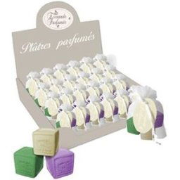 Bougies, diffuseurs Enesco Set de 3 Savons de Marseille en plâtre parfumés Blanc
