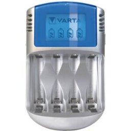 Chargeur de piles rondes NiMH Varta LCD Charger 12V&USB