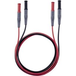 testo 0590 0013 Set de cordons de mesure de sécurité mâle 4 mm mâle 4 mm 1.00 m noir, rouge 1 pc(s)