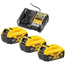 DeWALT DCB1104P3-QW Pack Chargeur DCB1104 + 3x DCB184 (18V/5,0Ah)