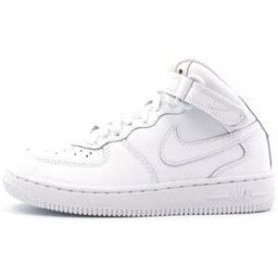Baskets montantes enfant Nike AIR FORCE 1 MID Cadet Blanc