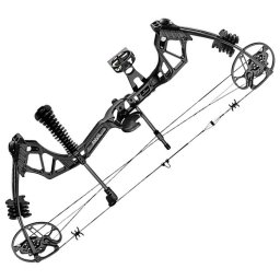 Arc composite à poulies ek archery 5-55 lbs noir