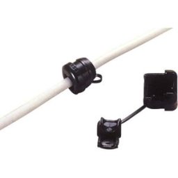 TRU COMPONENTS TC-SRR7R1203 Décharge de traction Ø max. des bornes 10.5 mm Epaisseur de plaque (maxi) 1.6 mm Polyamide noir 100 pc(s)