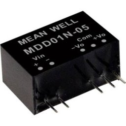 Module convertisseur CC/CC MEAN WELL MDD01N-15 Nbr. de sorties: 2 x 34 mA 1 W 1 pc(s)