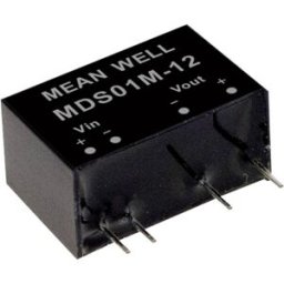 Module convertisseur CC/CC MEAN WELL MDS01N-12 Nbr. de sorties: 1 x 84 mA 1 W 1 pc(s)