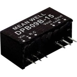 Module convertisseur CC/CC MEAN WELL DPB09B-15 Nbr. de sorties: 2 x 300 mA 9 W 1 pc(s)