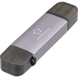 Renkforce RF-CR-200 Lecteur de carte mémoire externe USB-A, USB-C® gris foncé