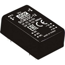 MEAN WELL SCW20B-12 Module convertisseur CC/CC 1.666 A 20 W Nbr. de sorties: 1 x Contenu 1 pc(s)