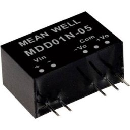 Module convertisseur CC/CC MEAN WELL MDD01N-12 Nbr. de sorties: 2 x 42 mA 1 W 1 pc(s)