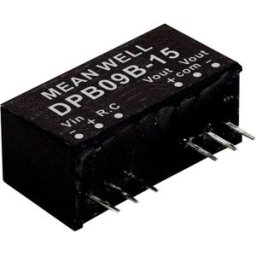 Module convertisseur CC/CC MEAN WELL DPB09C-15 Nbr. de sorties: 2 x 300 mA 9 W 1 pc(s)