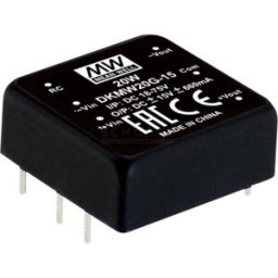 MEAN WELL DKMW20F-12 Module convertisseur CC/CC 830 mA 20 W Nbr. de sorties: 2 x Contenu 1 pc(s)