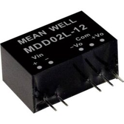 Module convertisseur CC/CC MEAN WELL MDD02N-15 Nbr. de sorties: 2 x 67 mA 2 W 1 pc(s)
