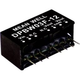 Module convertisseur CC/CC MEAN WELL DPBW03F-15 Nbr. de sorties: 2 x 100 mA 3 W 1 pc(s)