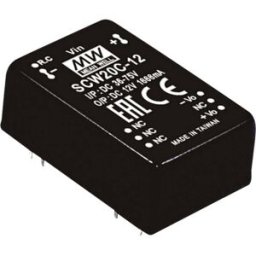 MEAN WELL SCW20A-12 Module convertisseur CC/CC 1.666 A 20 W Nbr. de sorties: 1 x Contenu 1 pc(s)