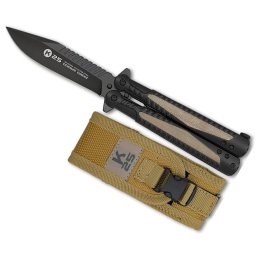 Couteau papillon balisong K25 micarta et aluminium