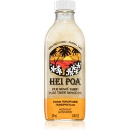 Hei Poa Pure Tahiti Monoï Oil Frangipani huile multifonctionnelle corps et cheveux 100 ml