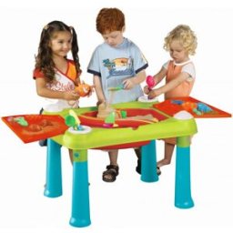KETER CREATIVE FUN TABLE Table de jeu, turquoise/rouge 17184058