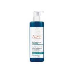 Avène Cleanance Comedomed Gel Nettoyant Peeling Visage Torse Dos 400 ml - Flacon-Pompe 400 ml