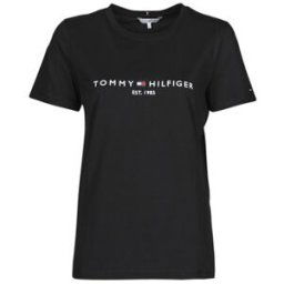 T-shirt Tommy Hilfiger HERITAGE HILFIGER CNK RG TEE Noir