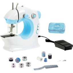 Theo Klein 7929 Machine à coudre pour enfants I sûr et simple I 2 niveaux de vitesse, fil supérieur et inférieur I Jouets pour enfants à partir de 8 ans