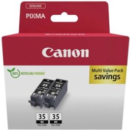 Canon Encre PGI-35 BK dorigine paquet de 2 noir 1509B029