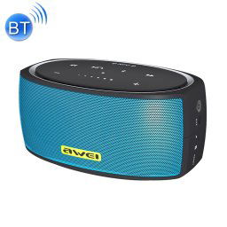 Haut-parleur Bluetooth sans fil portable awei Y210 V4.2 avec basse améliorée, prise en charge des cartes NFC / TF / AUX (bleu)