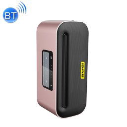 Haut-parleur Bluetooth sans fil awei Y600 avec stéréo 3D, microphone intégré, carte de support TF / AUX / NFC (or rose)