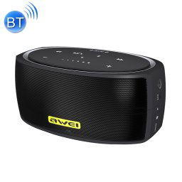 Haut-parleur Bluetooth sans fil portable awei Y210 V4.2 avec basse améliorée, prise en charge de la carte NFC / TF / AUX (noir)
