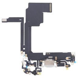 Câble flexible pour port de charge pour iPhone 15 Pro (blanc)