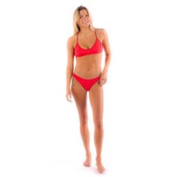 Rip Curl Haut de bikini brassière Femme avec bretelles ajustables Hibiscus Red S female