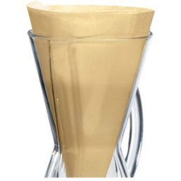 Filtres en papier naturel non pliés Chemex Half Moon, 100 pcs. (pour cafetières Chemex 3 tasses)
