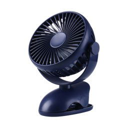 OCUBE D603 4W USB avec ventilateur de bureau pour portable, avec clip de contrôle de vitesse à 4 vitesses (bleu saphir)
