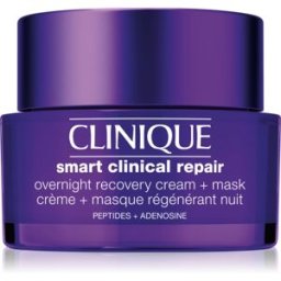 Clinique Smart Clinical™ Repair Overnight Recovery Cream + Mask masque et crème de nuit hydratant pour la régénération de la peau 50 ml