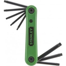 Stanley 4-69-263 Jeu de 8 clés Torx pliantes (T9-T40)