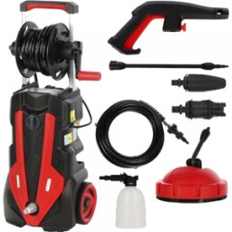 GeoTech Jetty 165 - Nettoyeur haute pression + Kit patio et déboucheur - 165 bar - 450 l/h