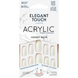 Elegant Touch Elegant-Touch Ongles Faux-onglesColour Acrylic Coconut Water