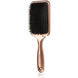 BrushArt Hair Boar bristle paddle hairbrush brosse à cheveux avec poils de sanglier Bronze 1 pcs