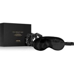 Notino Silk Collection Sleeping mask & Scrunchies Set coffret cadeau teinte
