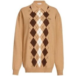 Miu Miu Pull polo en cachemire