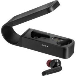 Hama Oreillette Bluetooth Stereo noir Affichage de la charge de la batterie, micro-casque, boîtier de charge, commande tactile Hi-Fi