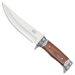 Poignard couteau de chasse manche bois SCK + étui