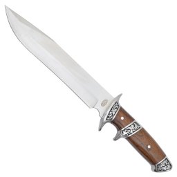 Poignard SCK couteau de chasse manche bois + étui