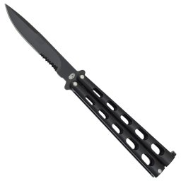 Couteau papillon balisong noir SCK pour tricks