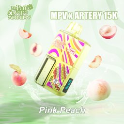 X Artery 15000 Puff Ma Petite Vape Pink Peach 2% Nicotine (100% Légale)