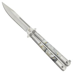 Couteau papillon balisong SCK manche nacré