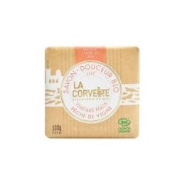 La Corvette Savon Bio Douceur Pêche de Vigne 100g - Pain 100 g