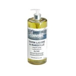 La Corvette Savon liquide de Marseille à l'huile d'olive biologique 1 L - Flacon-Pompe 1 L