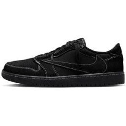 Baskets Nike Air Jordan 1 Low SP Travis Scott Black Phantom Noir
